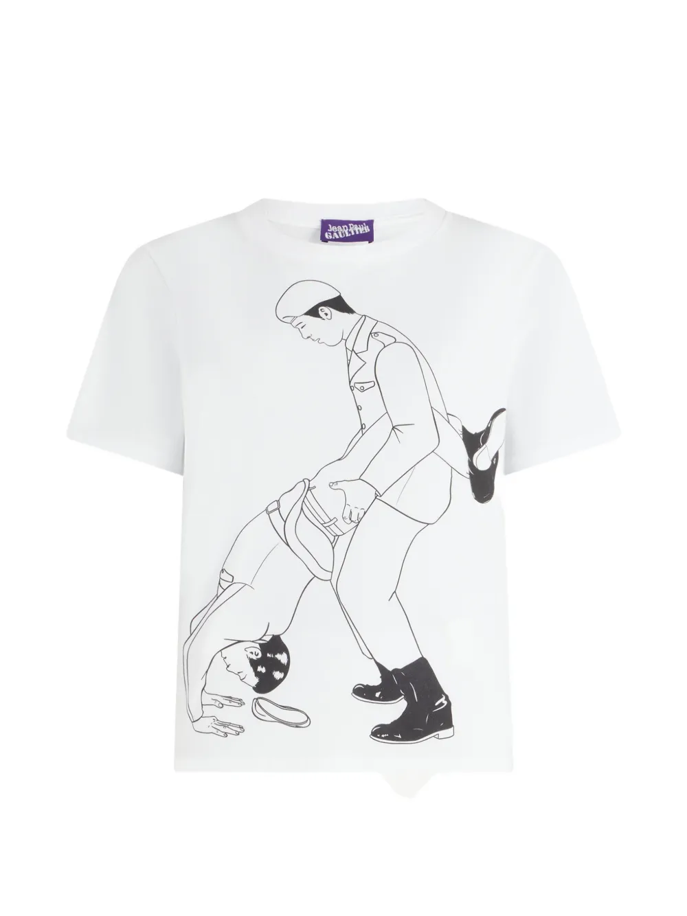 Jean Paul Gaultier T-shirt con stampa - Bianco