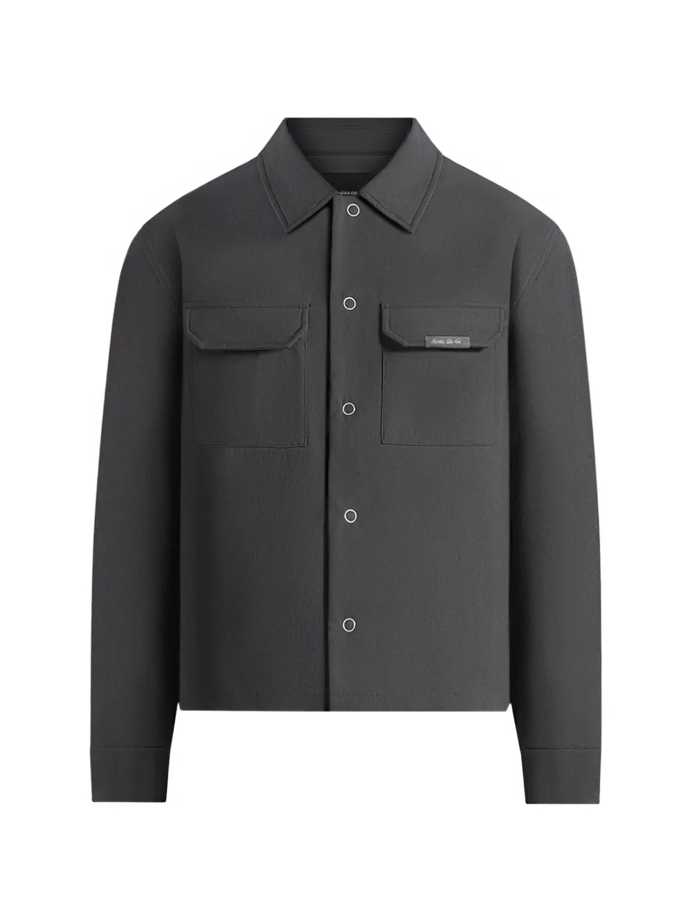 Manière De Voir Milo magnetic-pocket shirt - Grigio