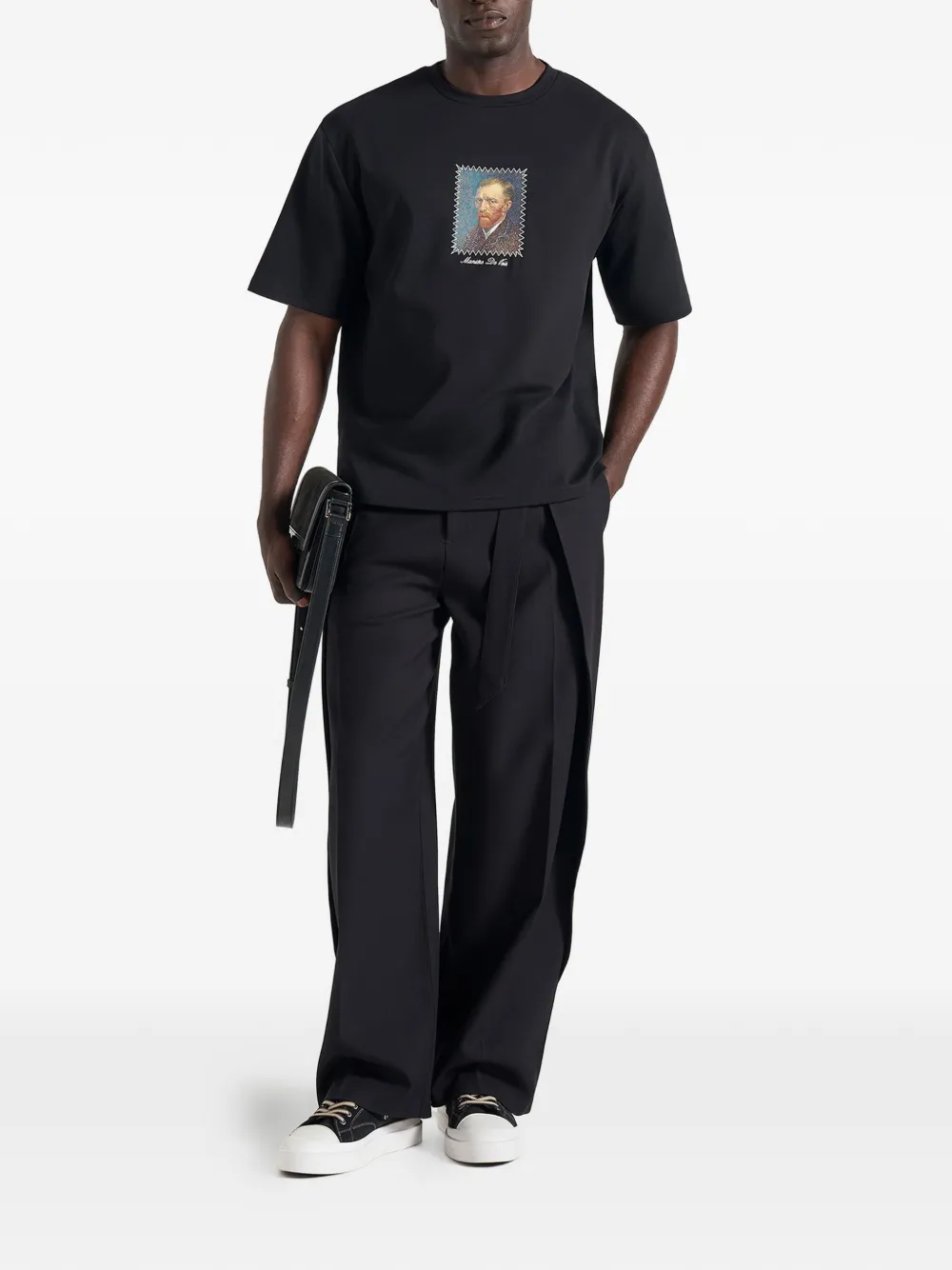Manière De Voir Anders katoenen T-shirt Zwart