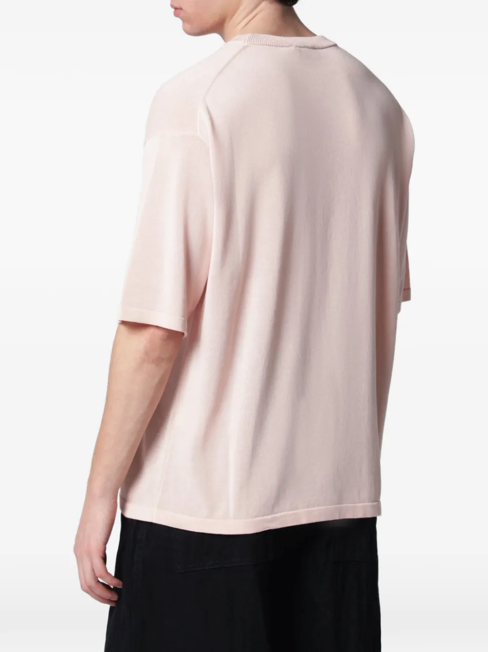  Roberto Collina Crew-neck Short-sleeve T-shirt - Pink 