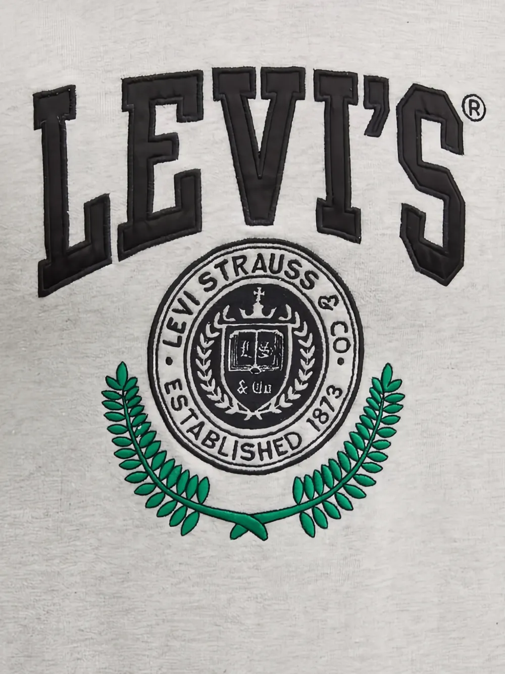Levi's Hoodie met logo Grijs
