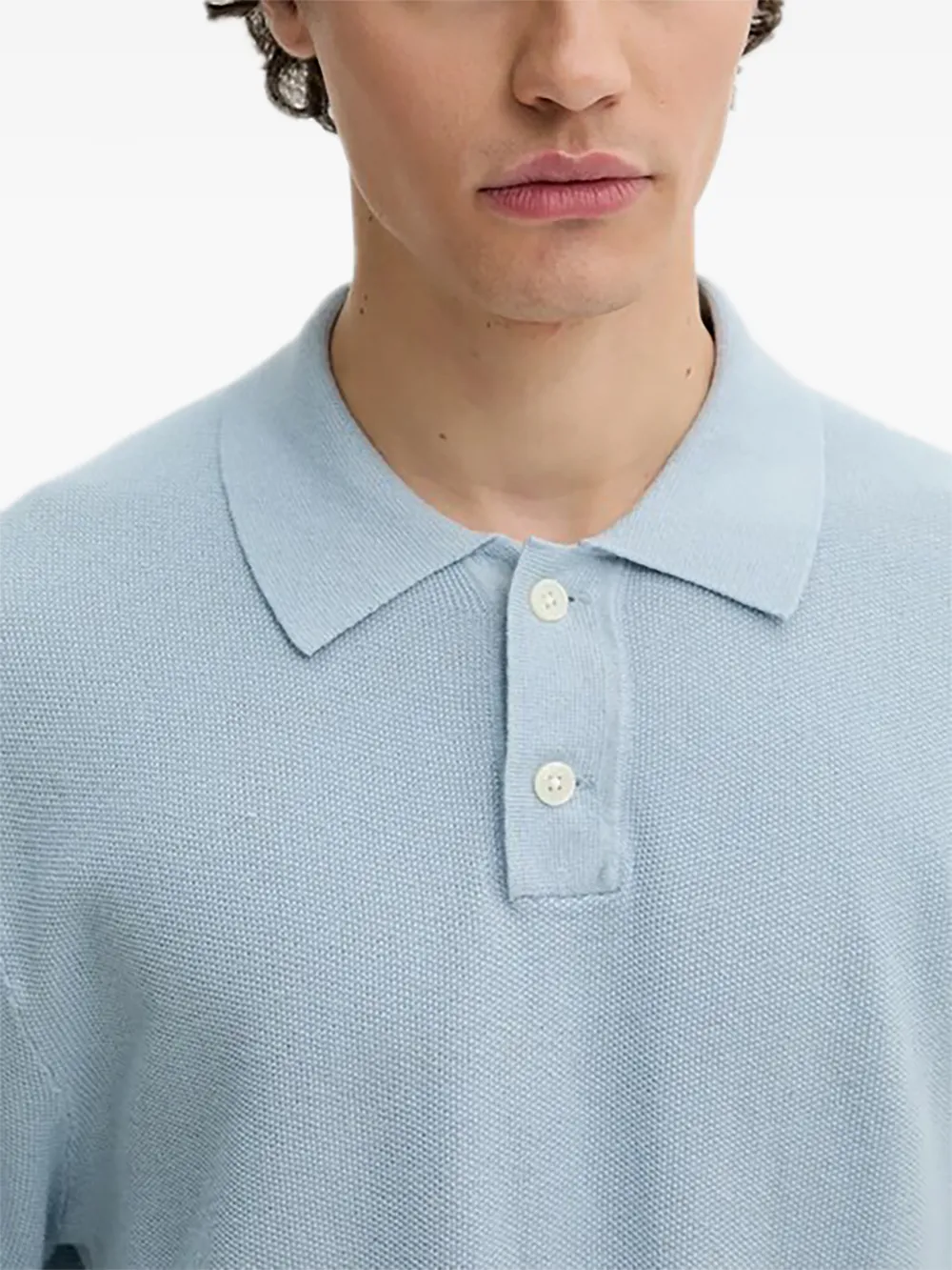 Levi's Poloshirt met knopen Blauw