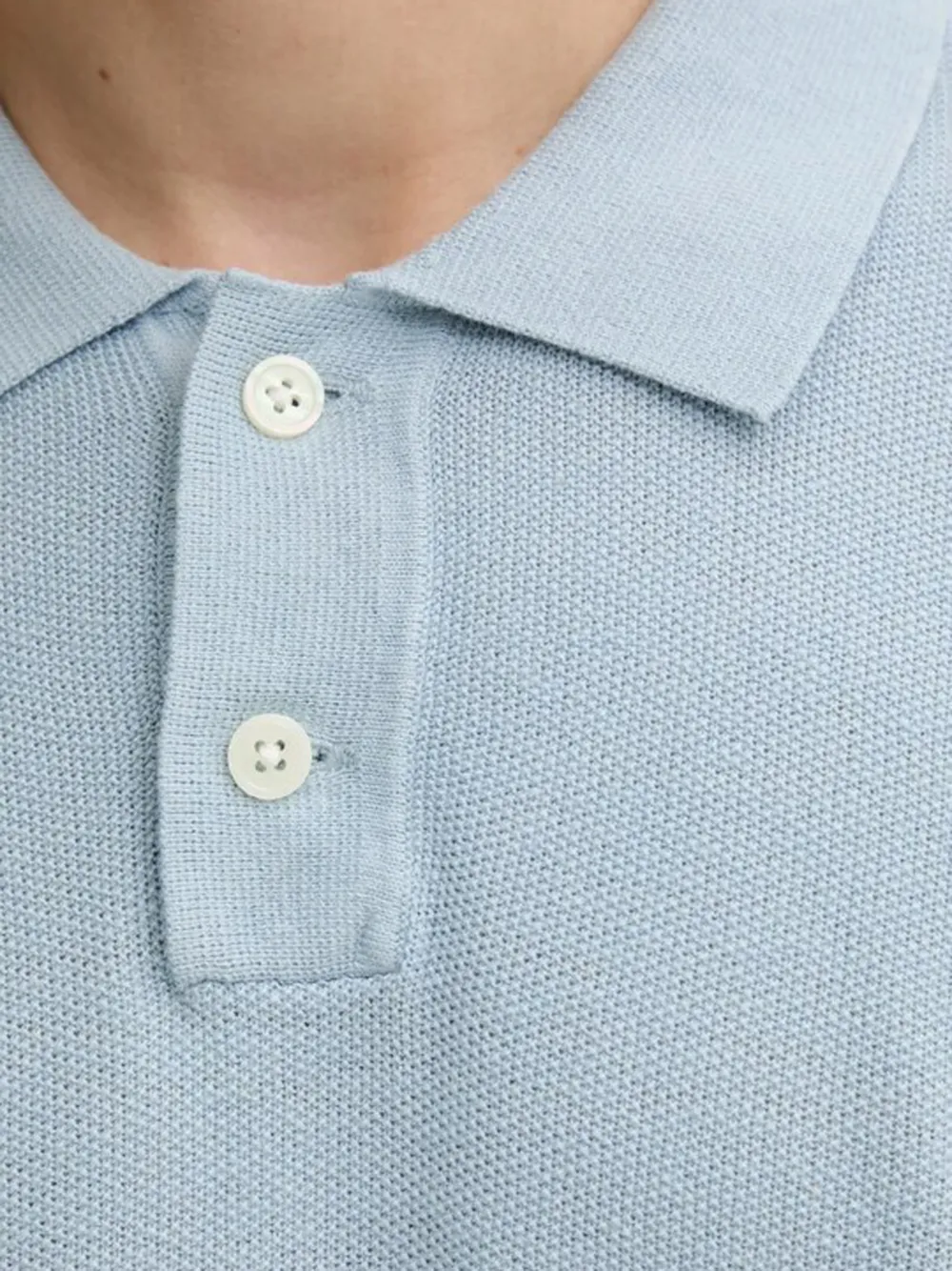 Levi's Poloshirt met knopen Blauw