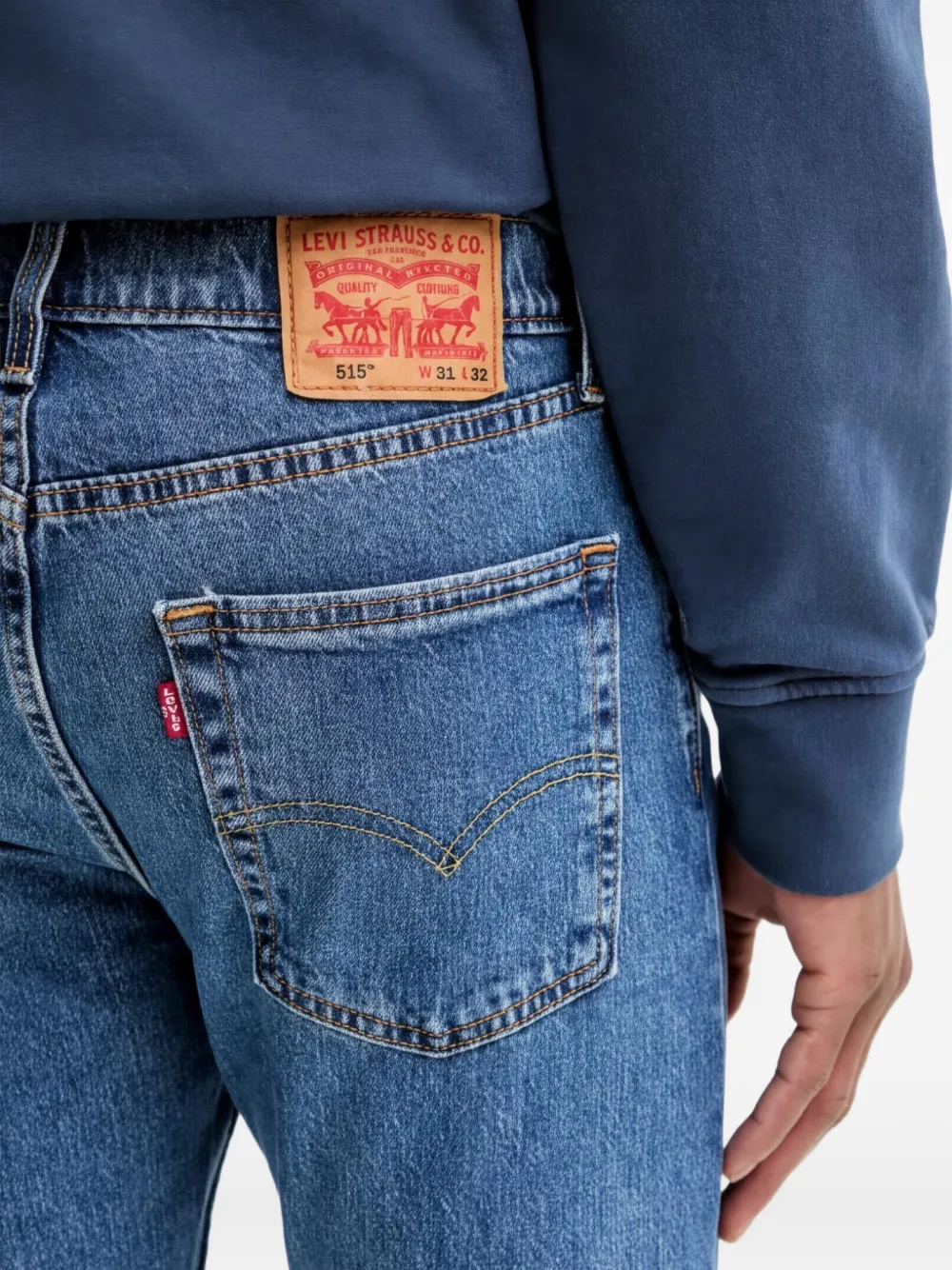 Levi's 515™ slim-fit jeans met toelopende pijpen Blauw