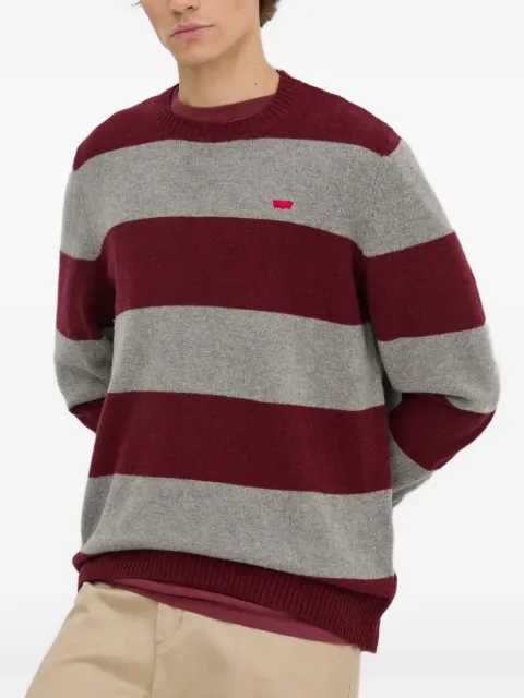 Levi's Original Housemark striped logo sweater