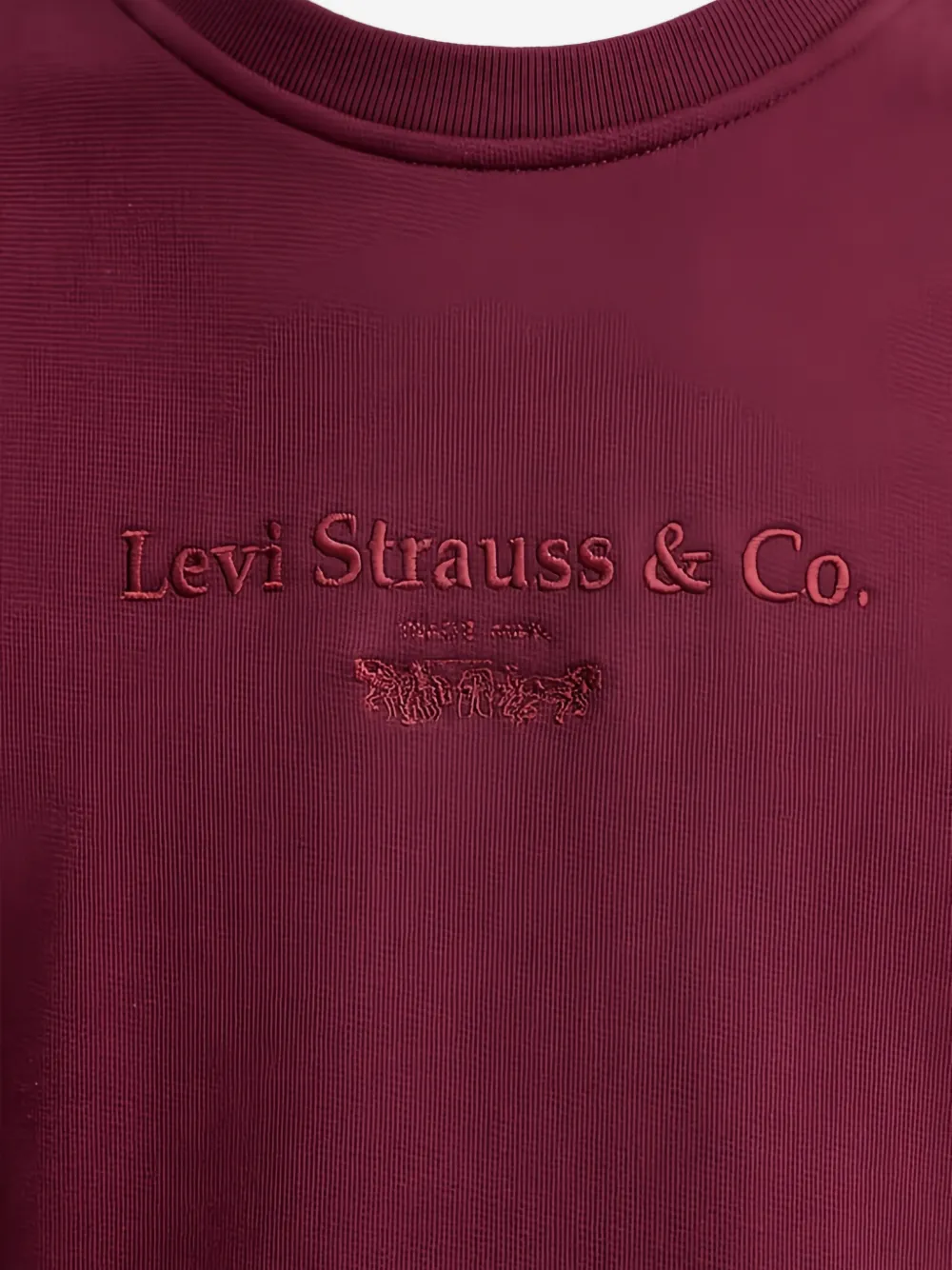Levi's Sweater met borduurwerk Rood