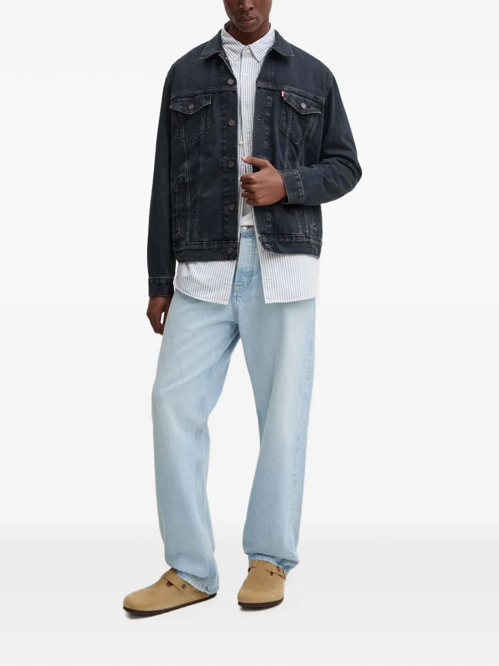 Levi's Gestreept overhemd Blauw