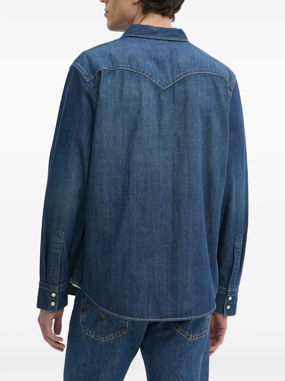 Levi's Shirtjack met logopatch Blauw