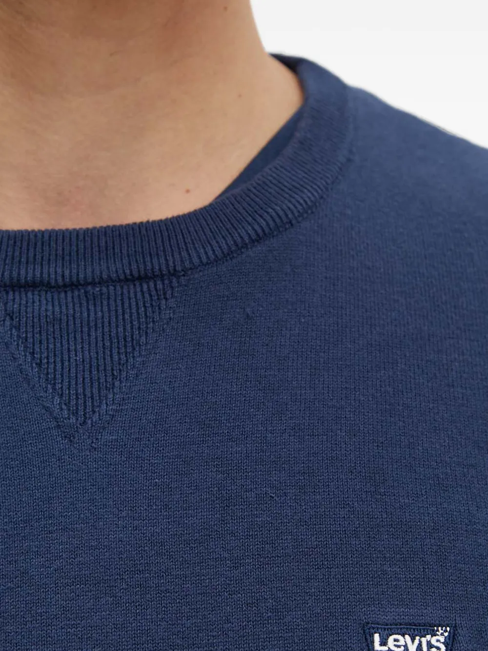 Levi's Housemark crew-neck top Blauw