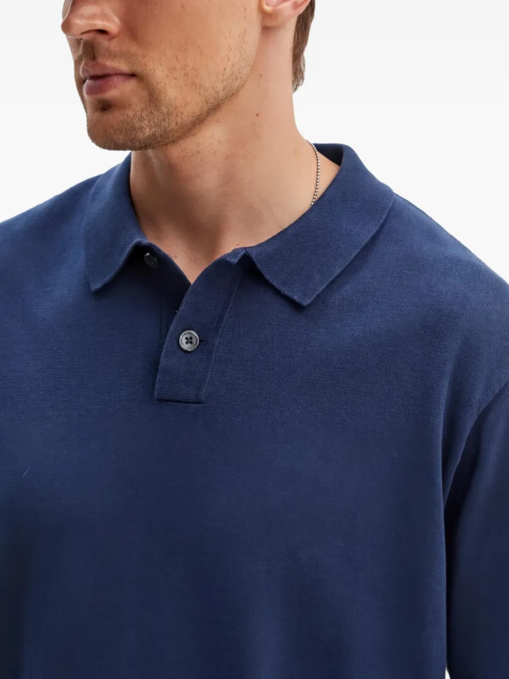 Levi's Poloshirt met knopen Blauw