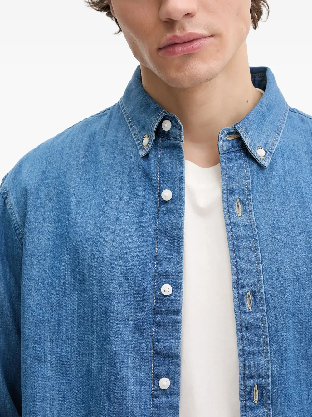 Levi's buttoned shirt Blauw