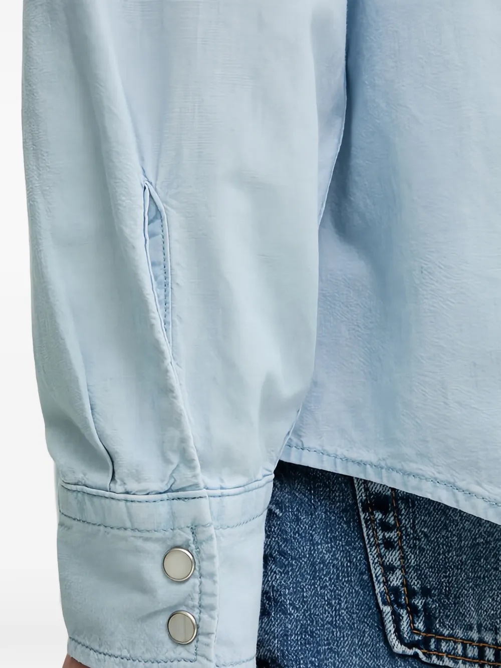 Levi's Denim overhemd Blauw