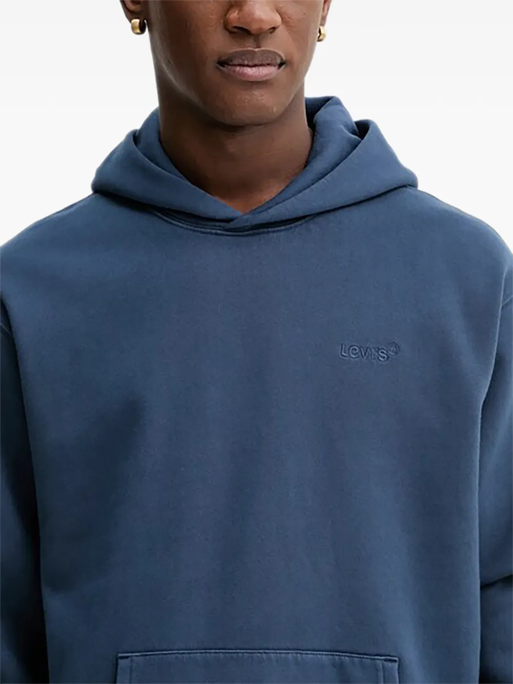 Levi's Authentic hoodie met logo Blauw