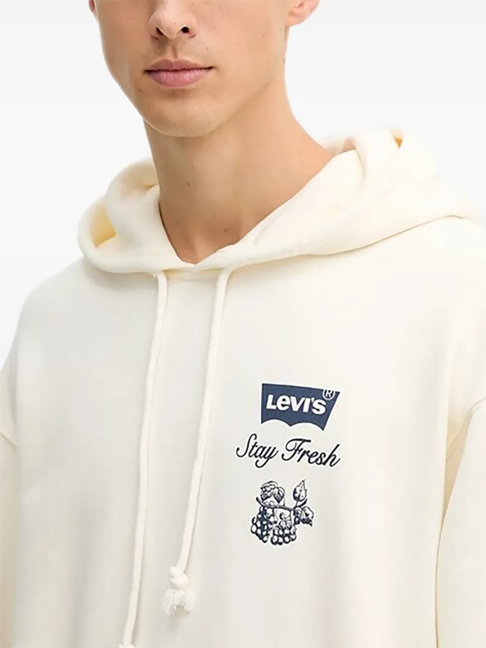 Levi's Hoodie met logoprint Beige
