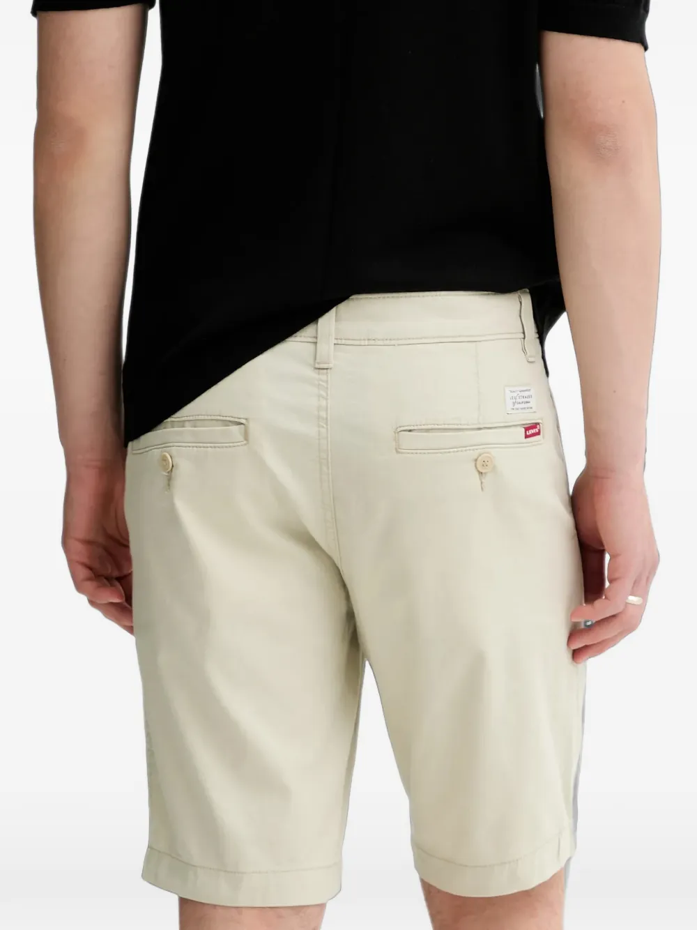 Levi's XX logo-patch chino shorts Beige
