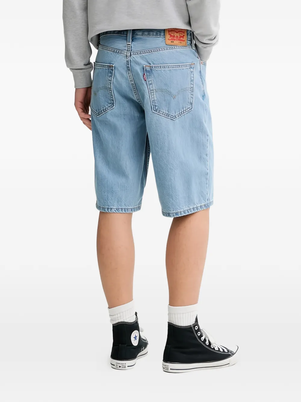 Levi's 469™ logo-patch pocket denim shorts - Blu