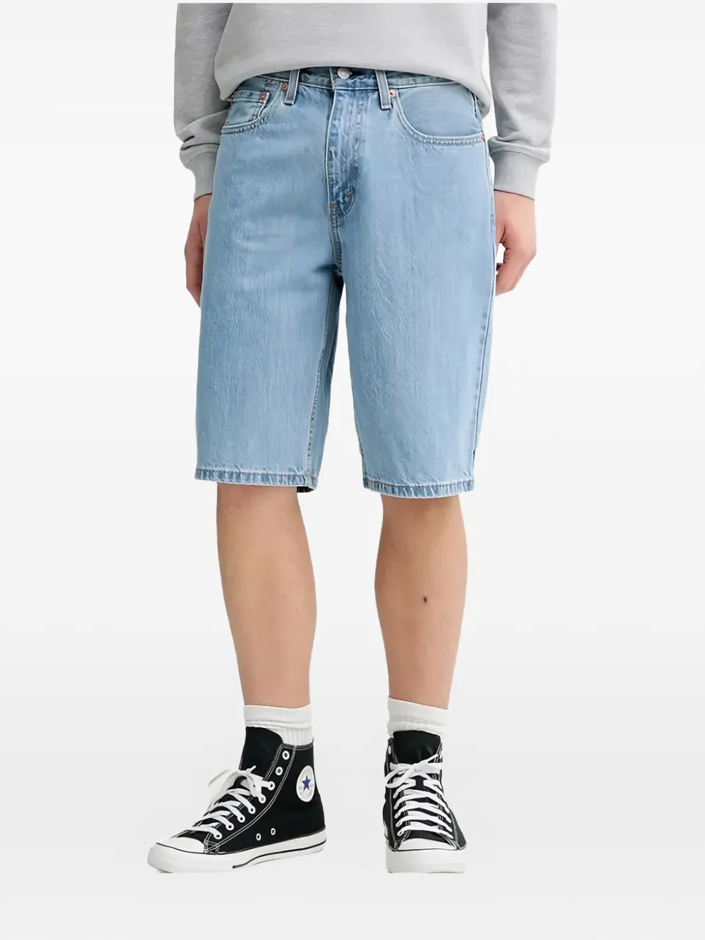Levi's 469™ logo-patch pocket denim shorts - Blu