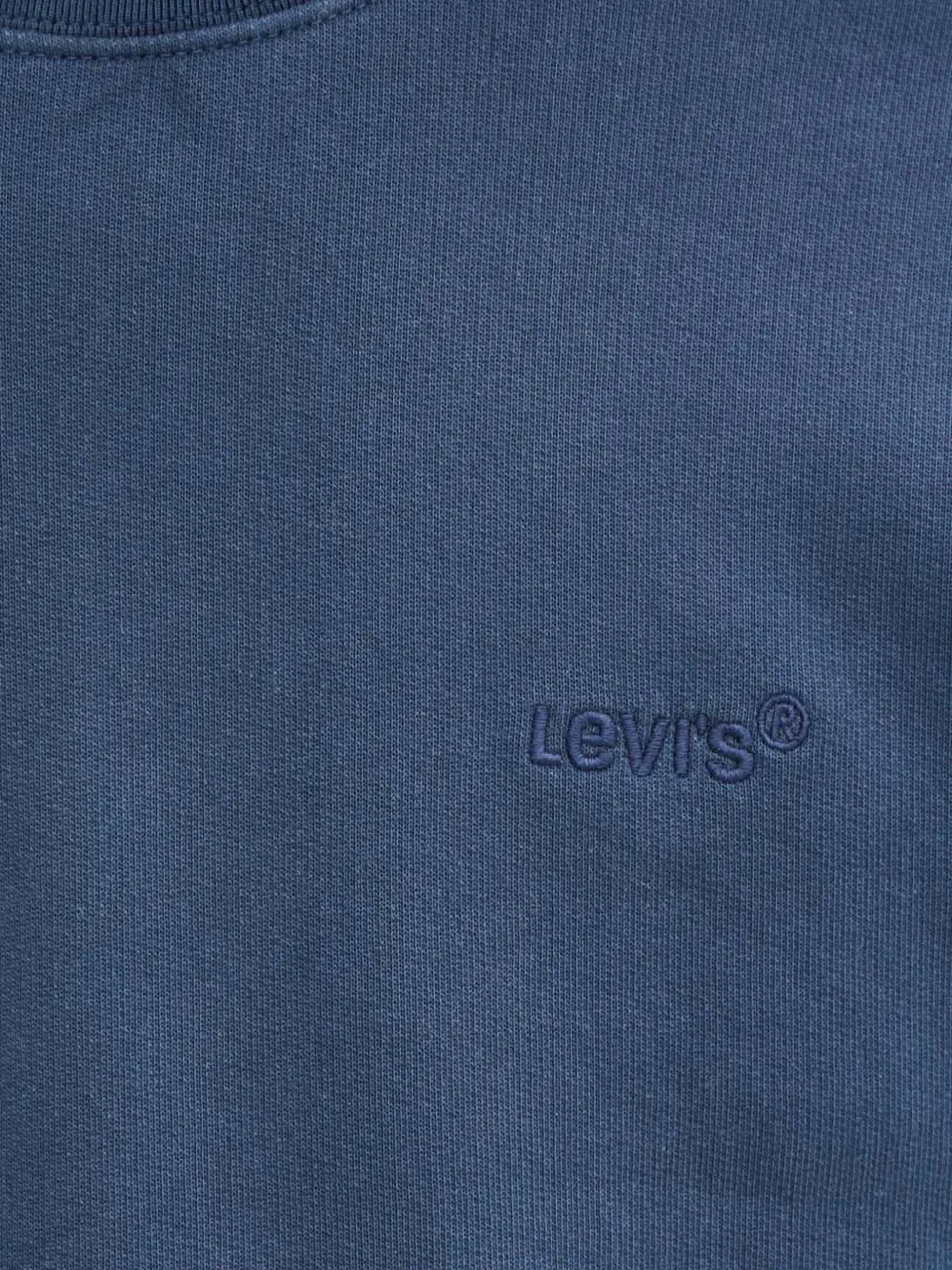 Levi's logo-embroidered sweatshirt Blauw
