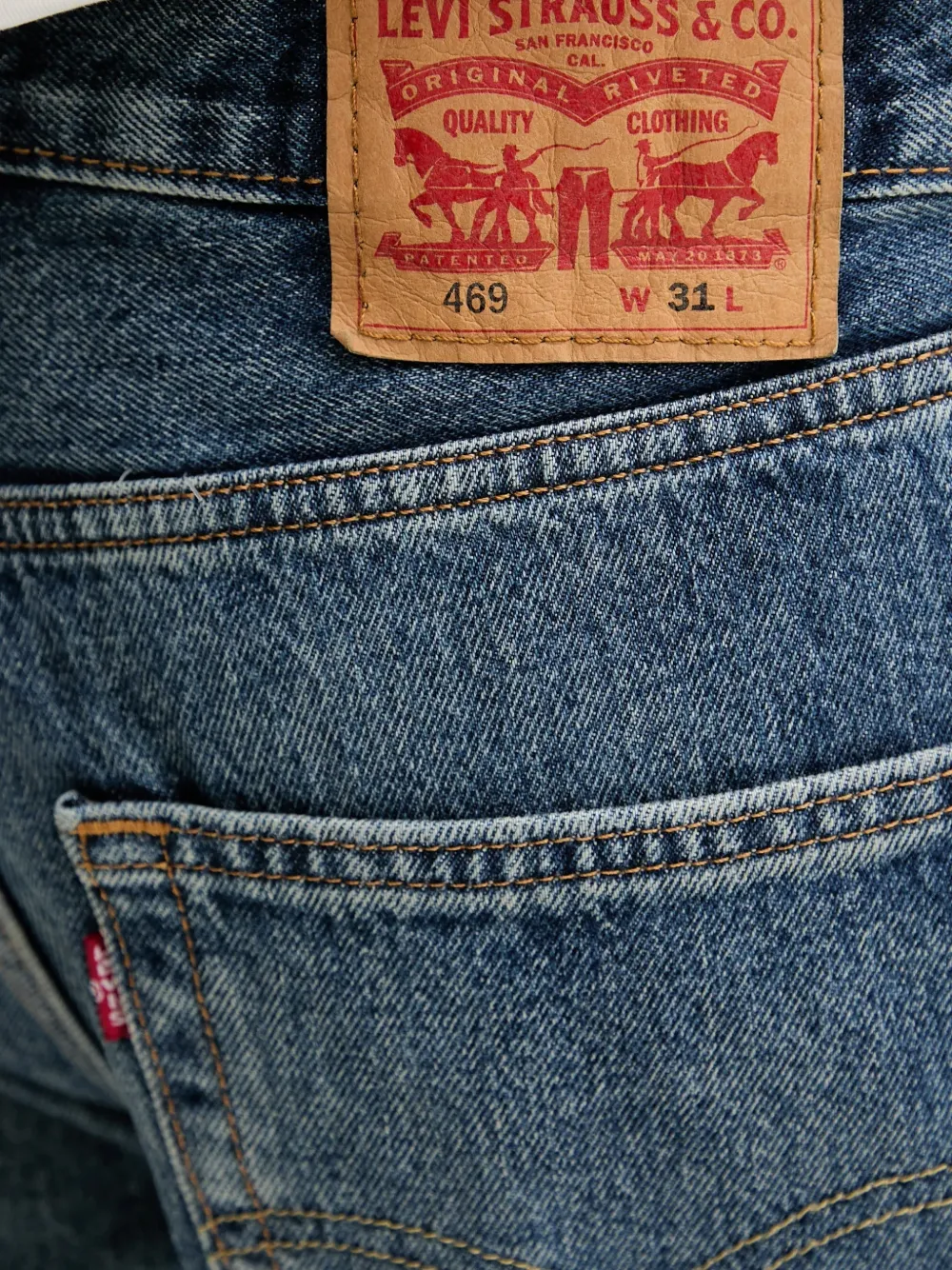 Levi's High waist shorts Blauw