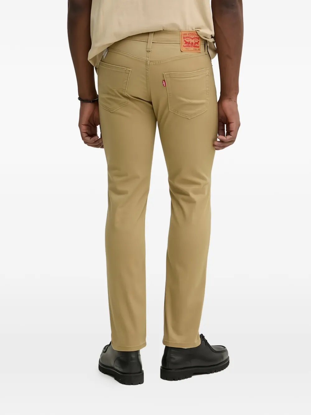 Levi's 511 jeans met knoopsluiting Beige