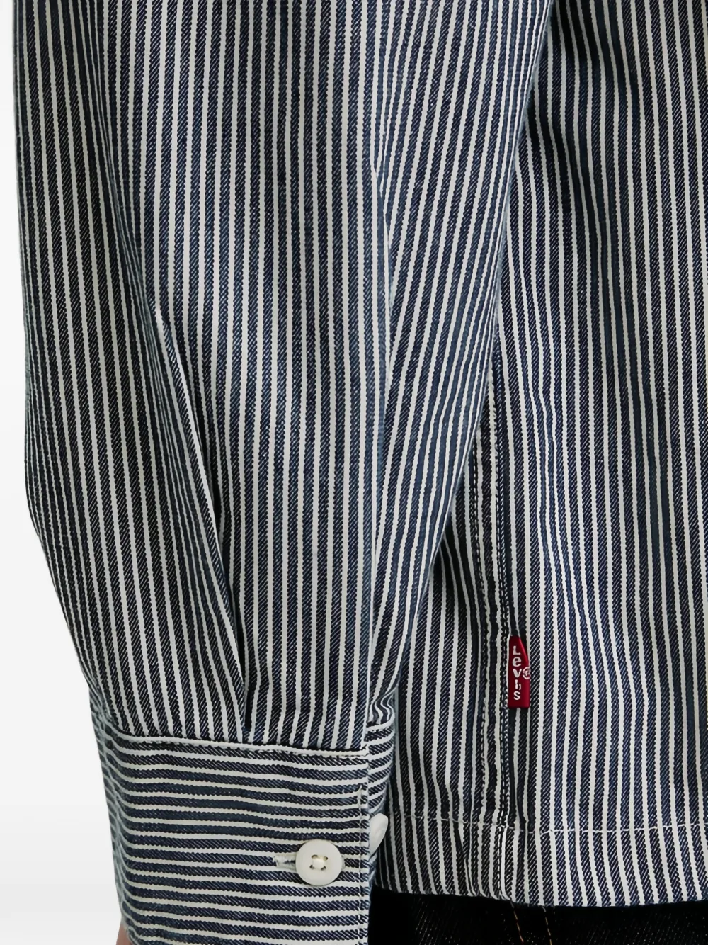 Levi's Gestreept overhemd met zak Blauw