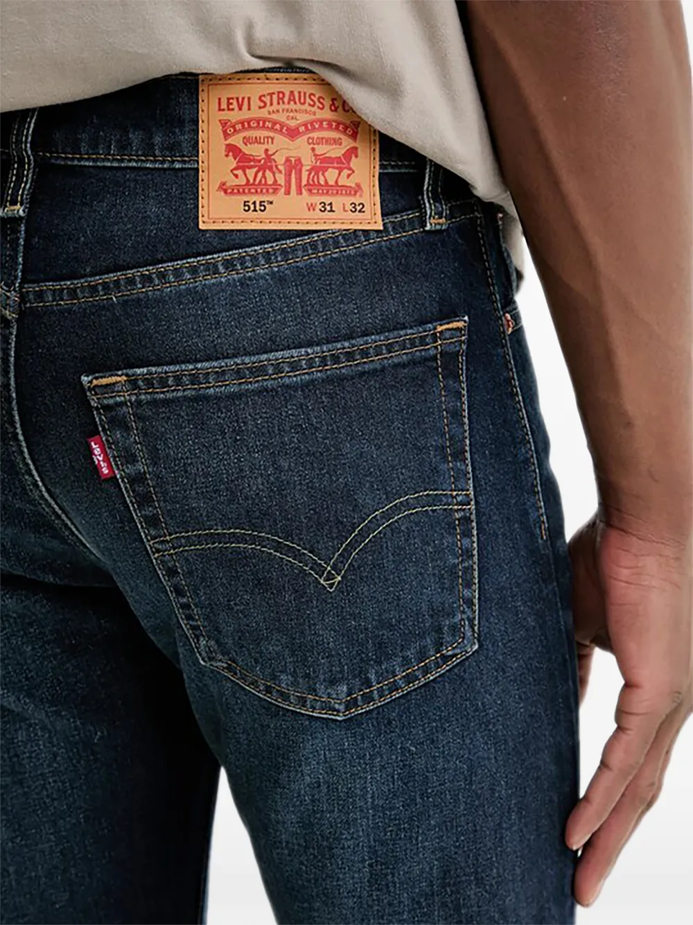 Levi's 515 jeans met opgestikte zak Blauw