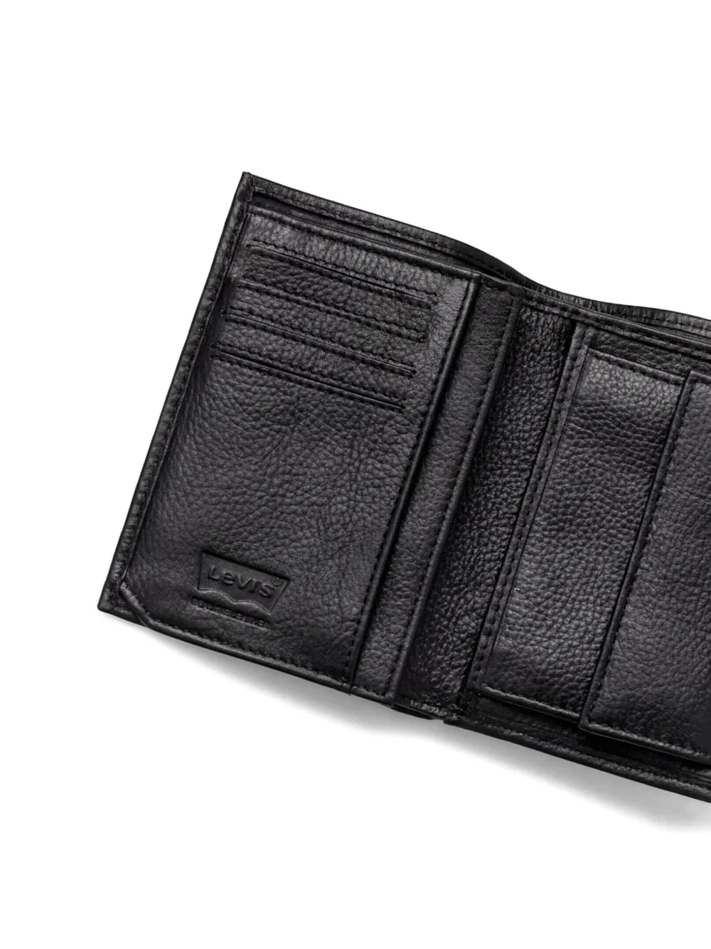 Levi's Portemonnee met reliëf Zwart
