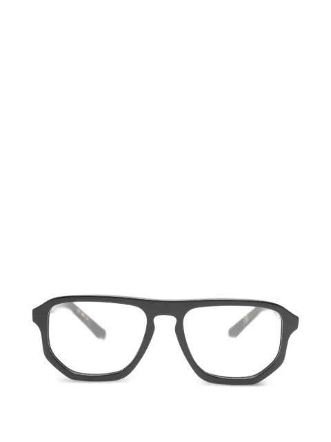 Lesca Maio XL geometric frame glasses