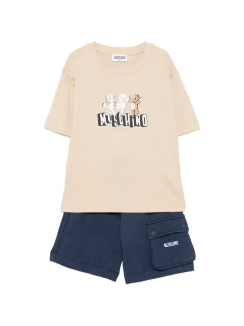 Moschino Kids Teddy Bear T-shirt and shorts