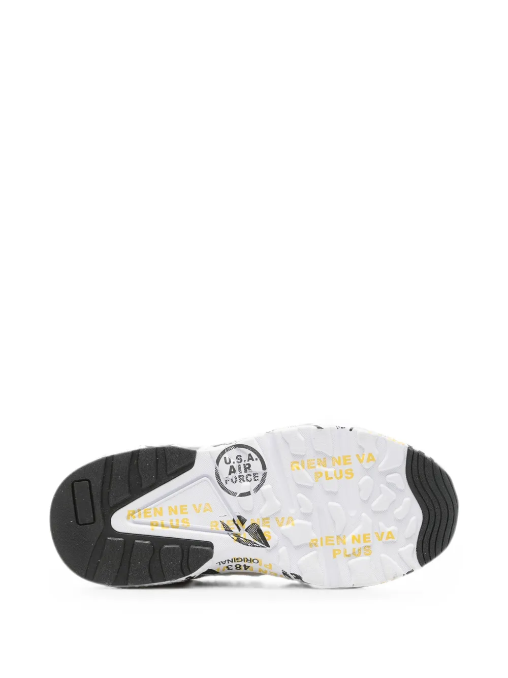 Premiata Kids panelled logo-patch sneakers Roze