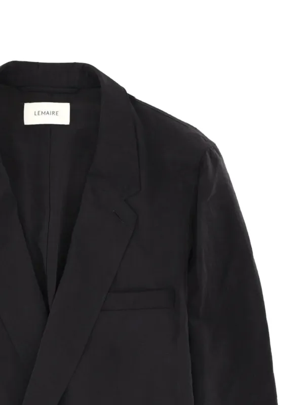 ジャケット・アウター LEMAIRE double breasted jacket LEMAIRE double-breasted Jacket | Black | FARFETCH ID