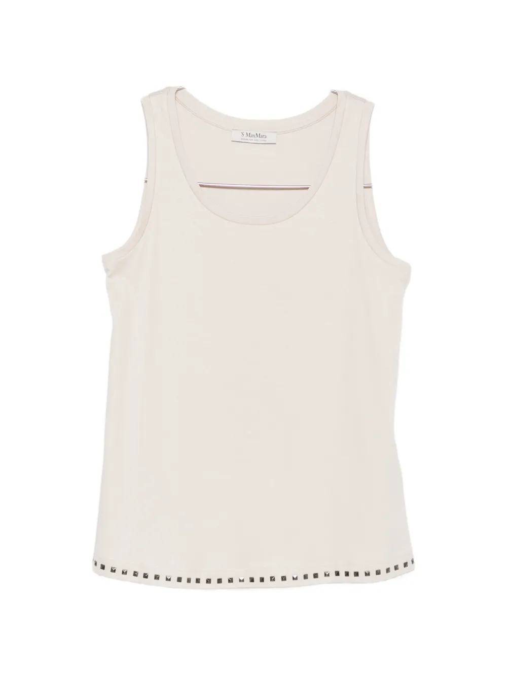 'S Max Mara stud-embellished sleeveless top - Blu