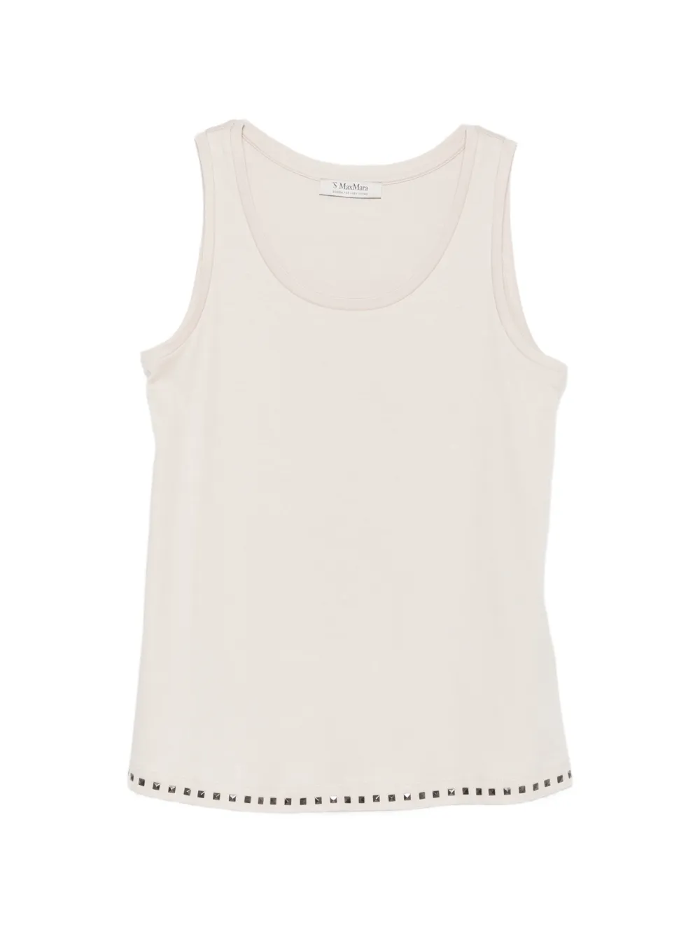 'S Max Mara stud-embellished sleeveless top - Blu