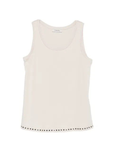 'S Max Mara stud-embellished sleeveless top