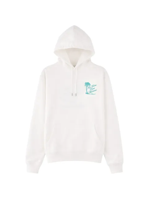 Drôle De Monsieur drawstring graphic hoodie
