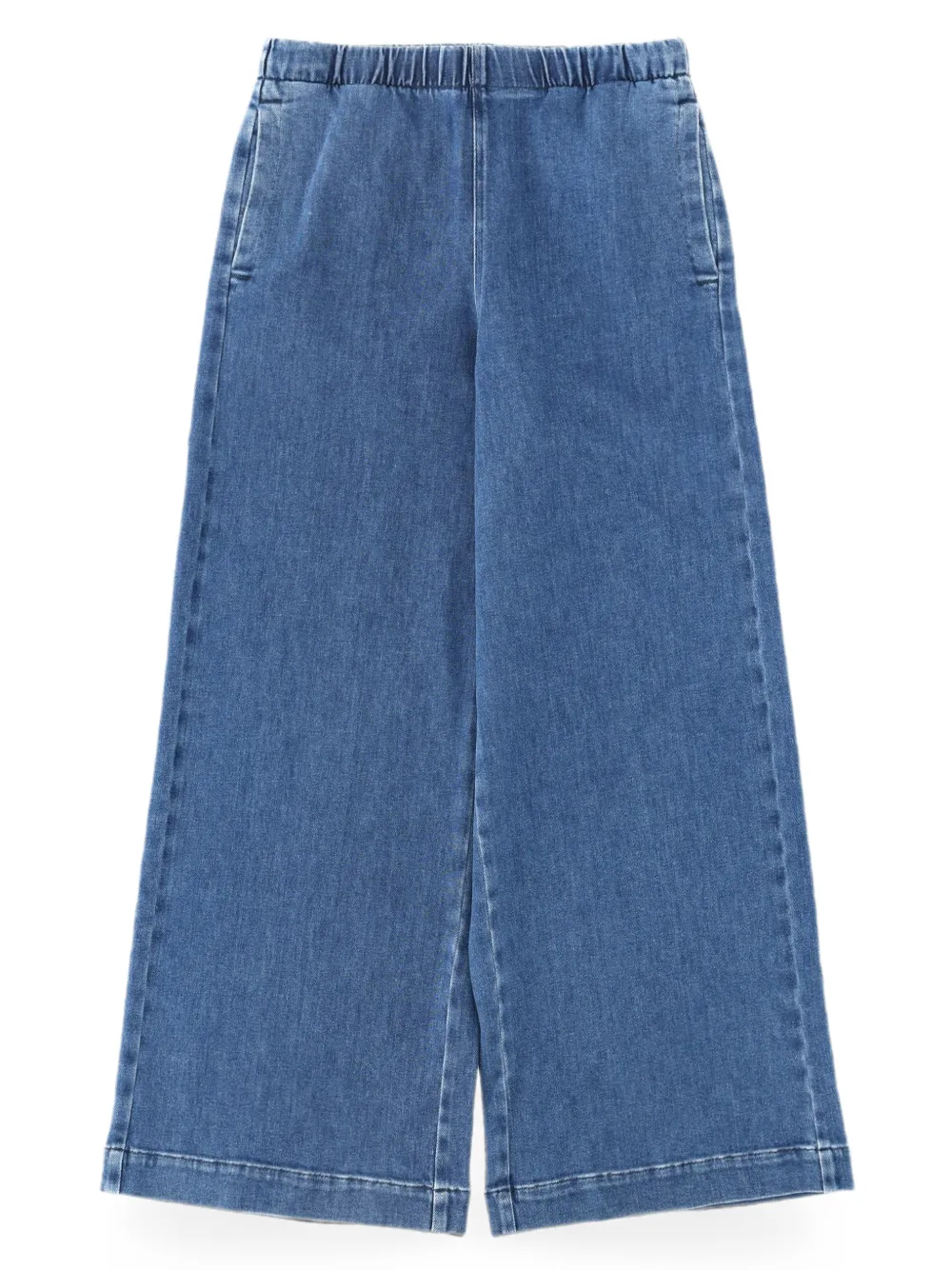 MAX&Co. Kids Jeans met elastische taille en wijde pijpen Blauw