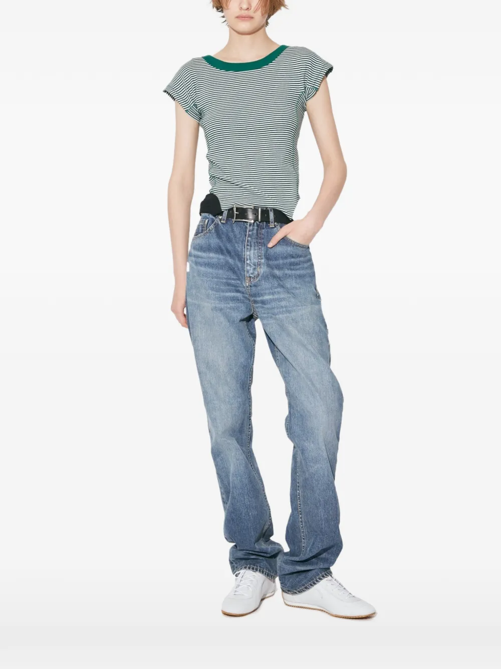 Beautiful People Miller gestreept T-shirt Wit