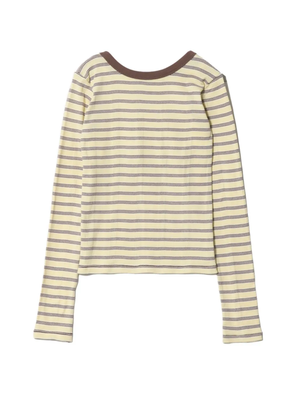  Beautiful People Miller Striped Double-front T-shirt - Yellow 