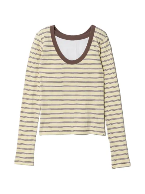 Beautiful People Miller striped double-front T-shirt