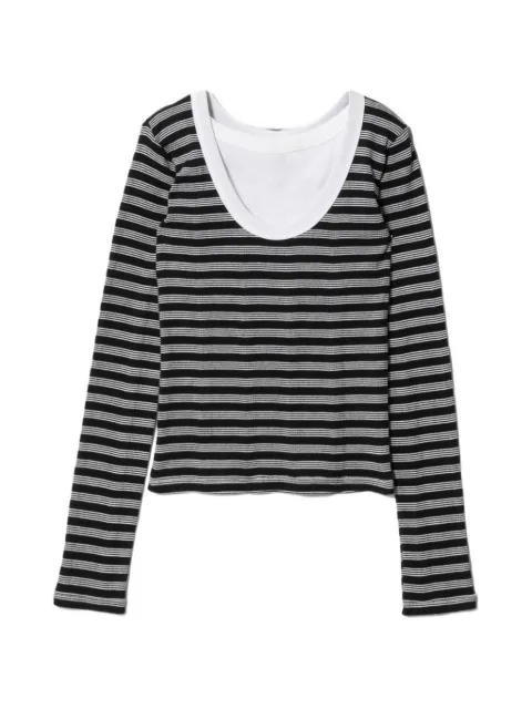 Beautiful People Miller striped double-front T-shirt