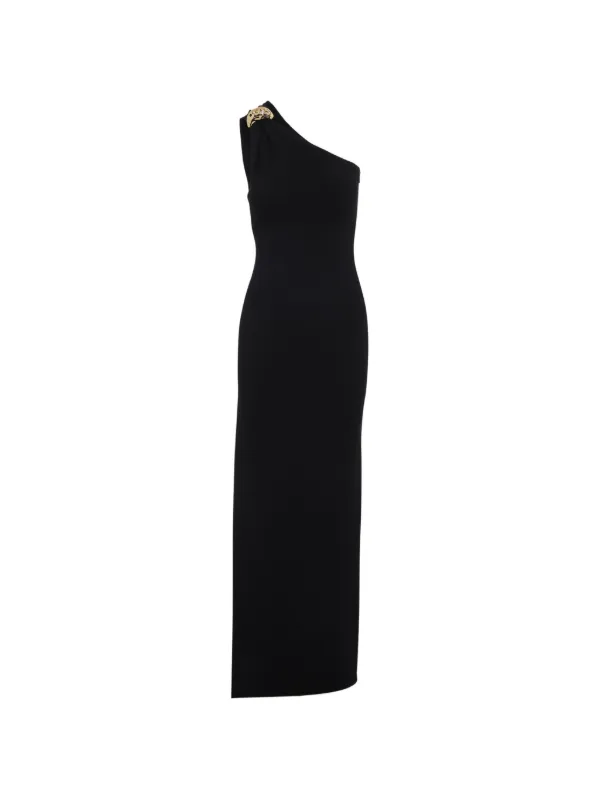 milano knit dress Elisabetta Franchi-Long Dresses Black-Mini Dresses Navy knit