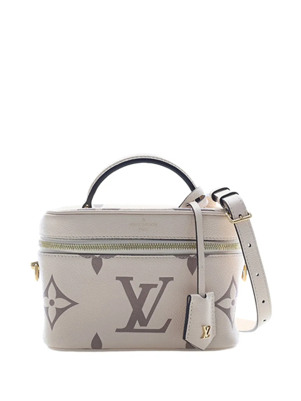 Louis Vuitton Pre-Owned 2020 Bicolor Monogram Giant Empreinte Vanity PM satchel - Marrone