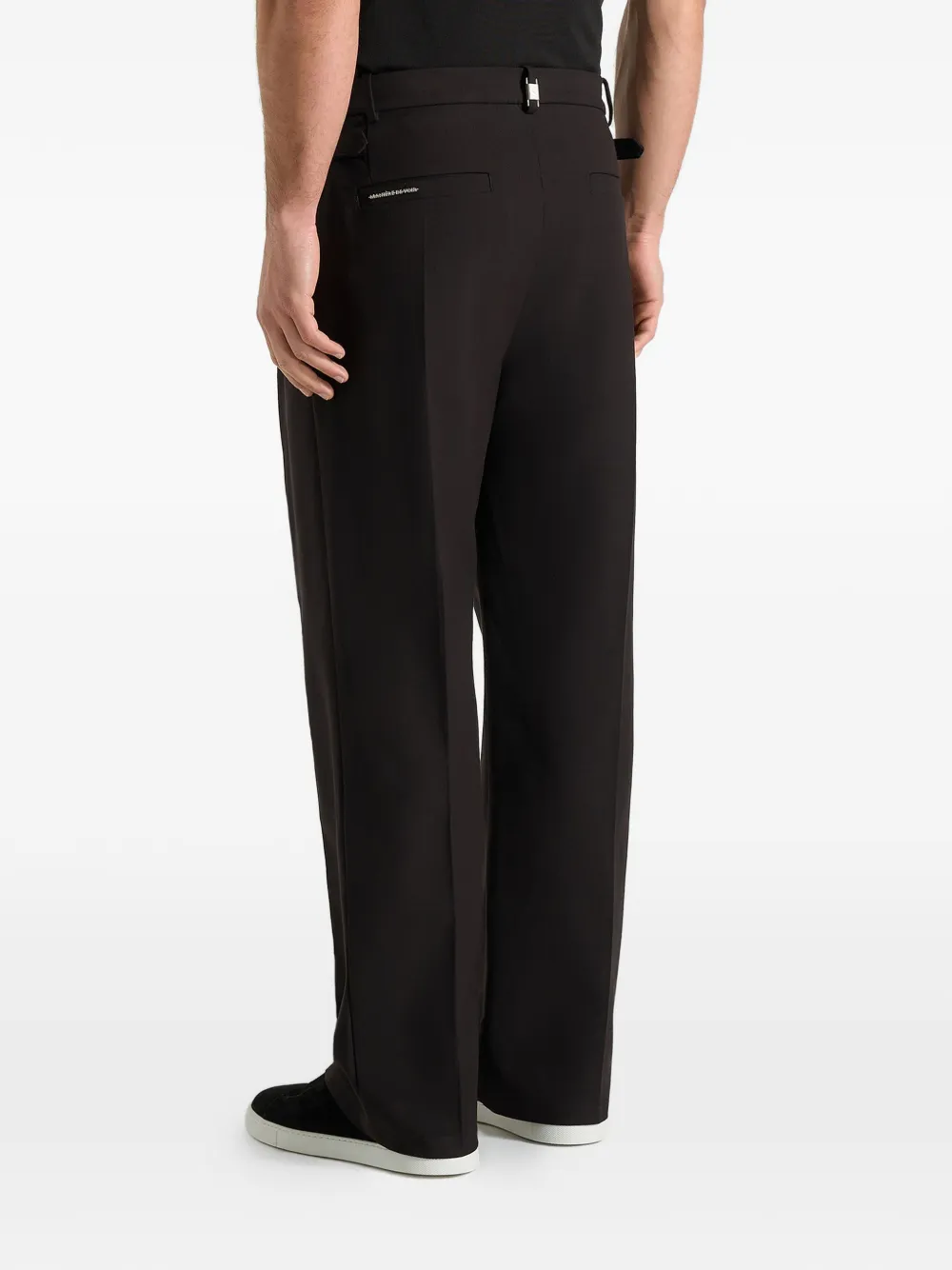 Manière De Voir Pierre geplooide pantalon Zwart