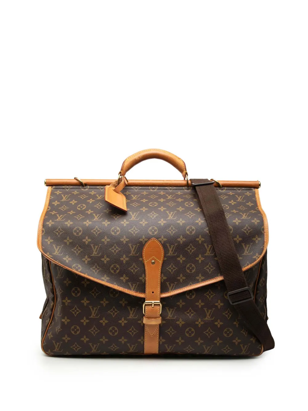 Louis Vuitton Pre-Owned 1998 Monogram Sac Chasse Hunting Bag travel bag - Marrone
