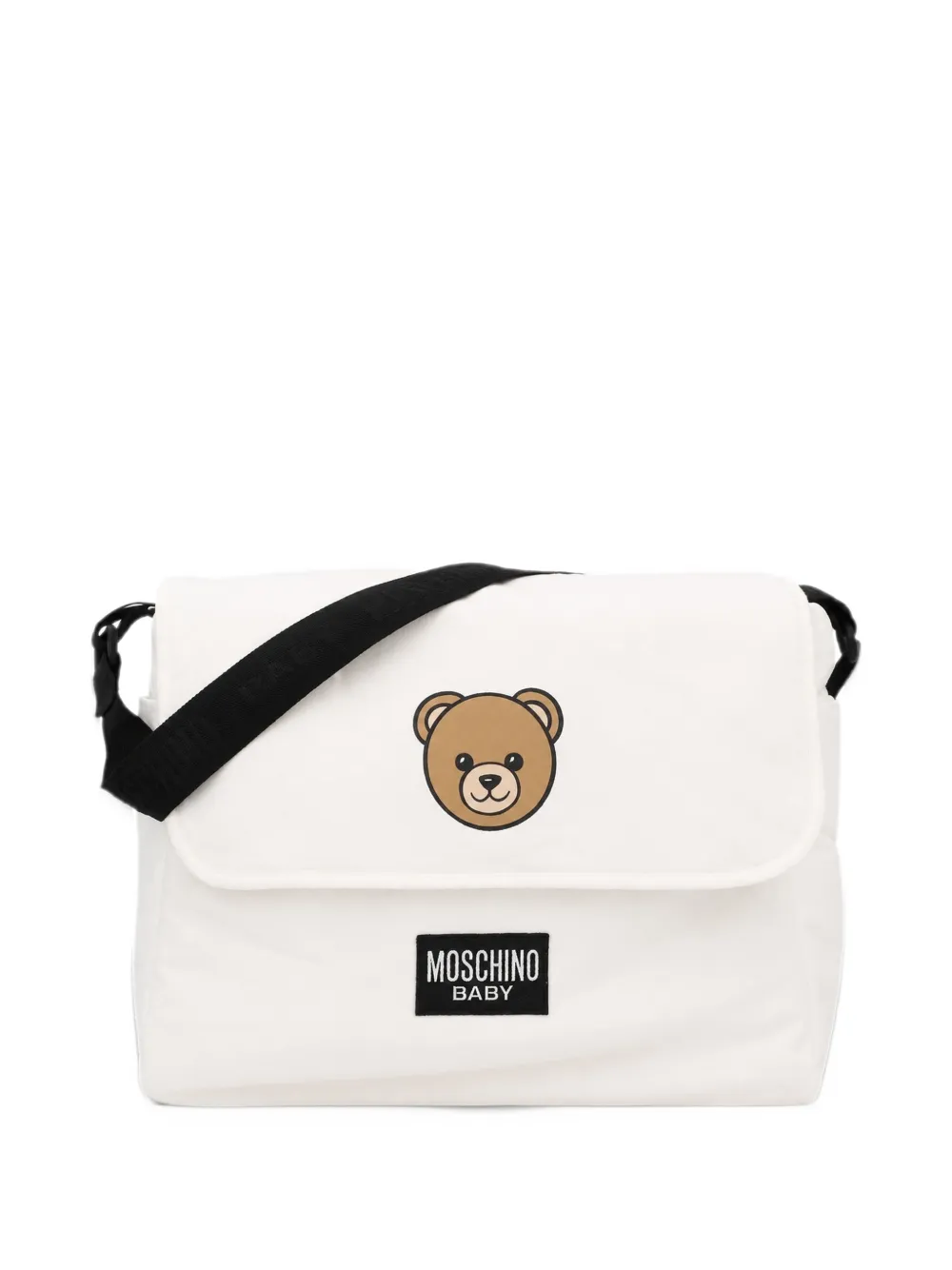 Moschino Kids Teddy Bear messenger bag Wit