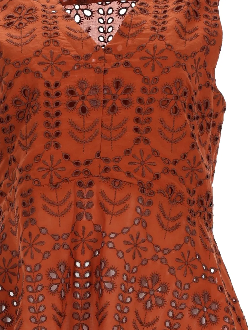  Ps Paul Smith V-neck Floral Top - Brown 