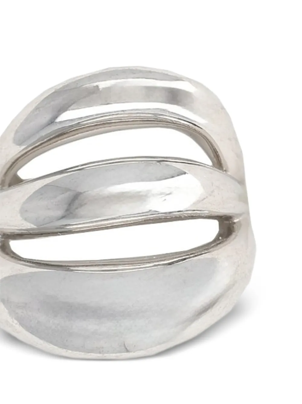  Panconesi Anillo Con Múltiples Bandas - Plateado 