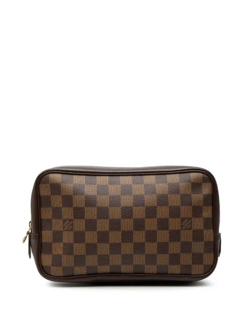 Louis Vuitton Pre-Owned pochette Damier Ébène Trousse Toilette 25 (2000)