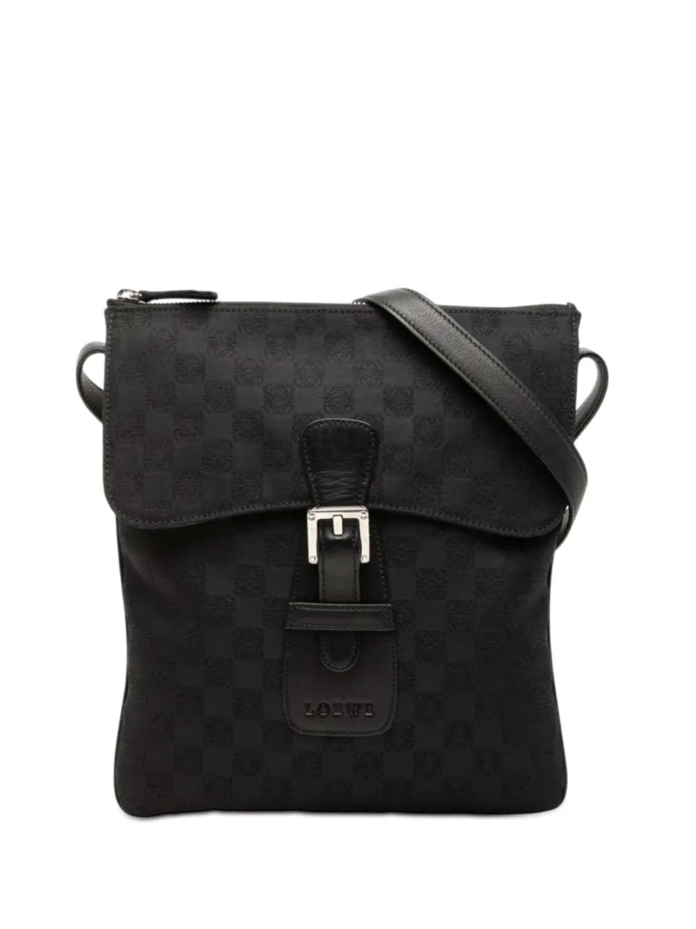 Loewe Pre-Owned 2004 Anagram Canvas crossbody bag - Nero