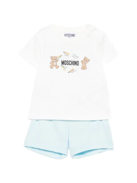 Moschino Kids Teddy Bear-print shorts set